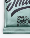 Metallic Snack Package Mockup