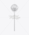 Ball Lollipop In Transparent Wrapper Mockup