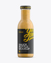 Mustard Glass Bottle Mockup