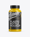 Glossy Plastic Bottle Mockup