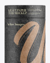 Big Kraft Paper Tube Mockup – Front View