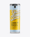 Airless Pump Bottle Mockup - Front View