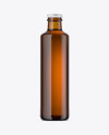 250ml Amber Glass Bottle w/ Beer Mockup