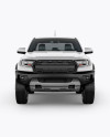 Pickup Truck Mockup - Front View