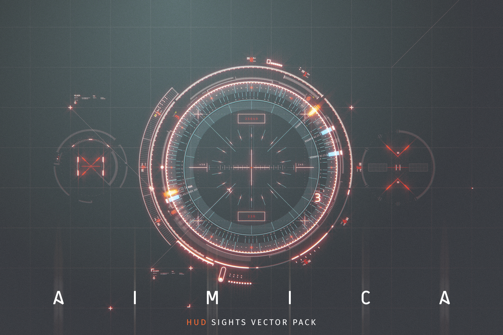 AIMICA: HUD Sight vector pack