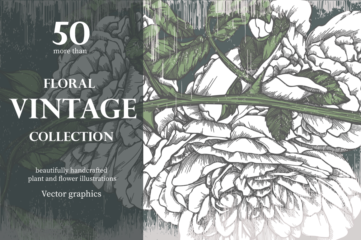 Floral vintage collection Floral vintage collection