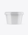 Glossy Plastic Container Mockup