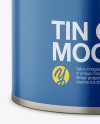 Matte Tin Can Mockup - Front View