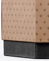 Kraft Box Mockup - Front View Kraft Box Mockup - Front View