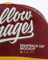 Snapback Cap Mockup - Front View