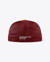 Snapback Cap Mockup - Back View