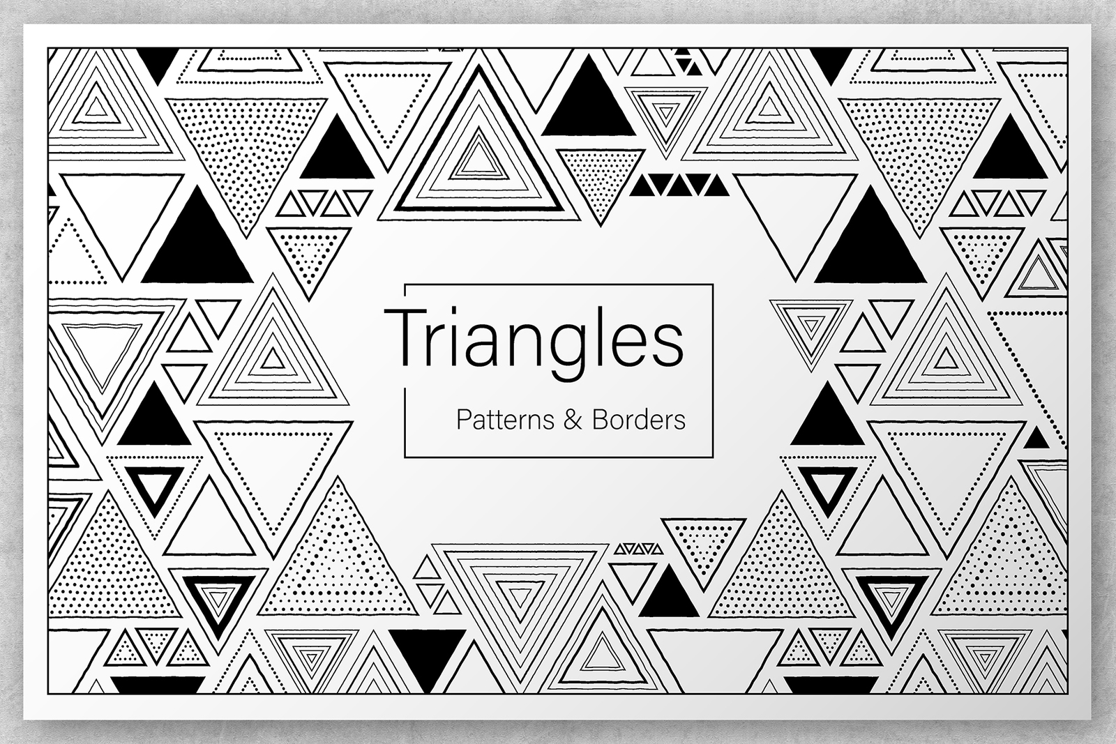 Triangles: Patterns &amp; Borders