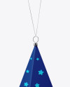 Matte Christmas Star Toy Mockup - Half Side View