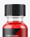 Clear Glass Cosmetic Bottle Mockup Clear Glass Cosmetic Bottle Mockup