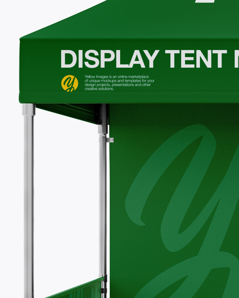 Display Tent Mockup - Front View