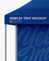 Display Tent W/ One Wall Mockup - Front View