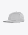 Snapback Cap Mockup - Half Side View