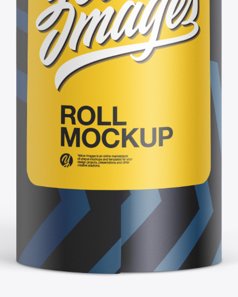 Paper Roll Mockup - Front View