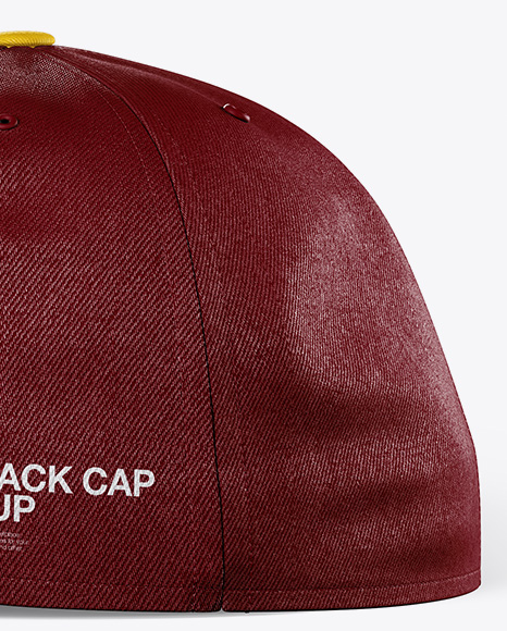 Snapback Cap Mockup - Side View