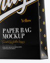 Paper Bag Mockup - Half Side View