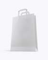 Kraft Bag Mockup - Half Side View