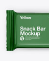 Glossy Snack Bar Mockup - Top View