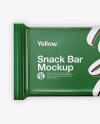 Glossy Snack Bar Mockup - Top View