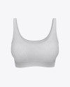 Women's Sports Bra Mockup - Front View