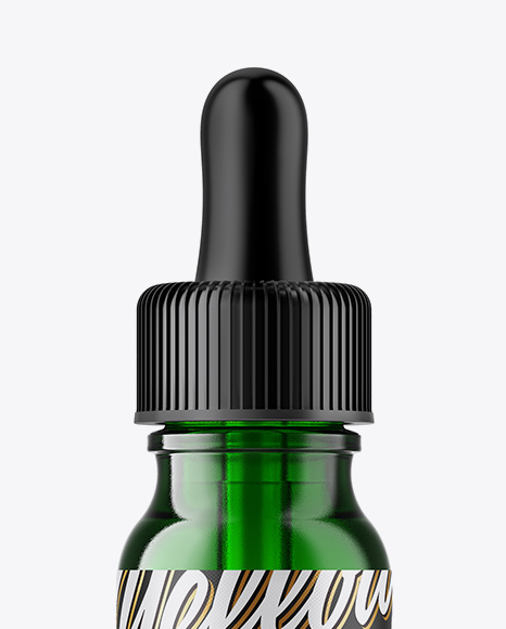 15ml Green Glass Dropper Bottle