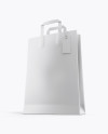 Paper Bag w/ Label Mockup - Half Side View