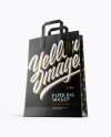 Paper Bag w/ Label Mockup - Half Side View