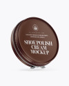 Matte Shoe Polish Cream Jar Mockup