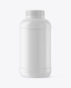 Matte Plastic Bottle Mockup