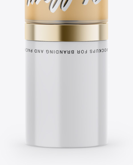 Cosmetic Bottle Mockup - Front View