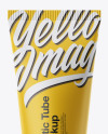 Matte Plastic Cosmetic Tube Mockup