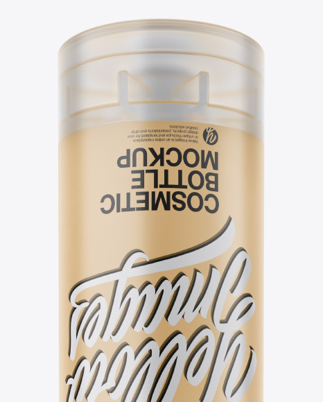 Cosmetic Bottle Mockup - Hero Shot Cosmetic Bottle Mockup - Hero Shot