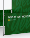 Display Tent Mockup - Half Side View