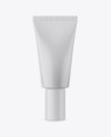 Glossy Plastic Cosmetic Tube Mockup - Front View