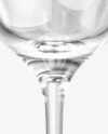 Empty Champagne Glass Mockup