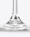 Empty Champagne Glass Mockup