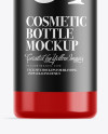 Glossy Cosmetic Bottle With Pump Mockup