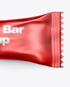 Metallic Snack Bar Mockup - Top View