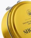 Metallic Shoe Polish Cream Jar Mockup