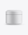 Matte Cosmetic Jar Mockup Matte Cosmetic Jar Mockup