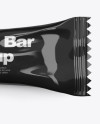 Glossy Snack Bar Mockup - Top View