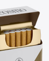 Cigarettes Package Mockup - Half Side View