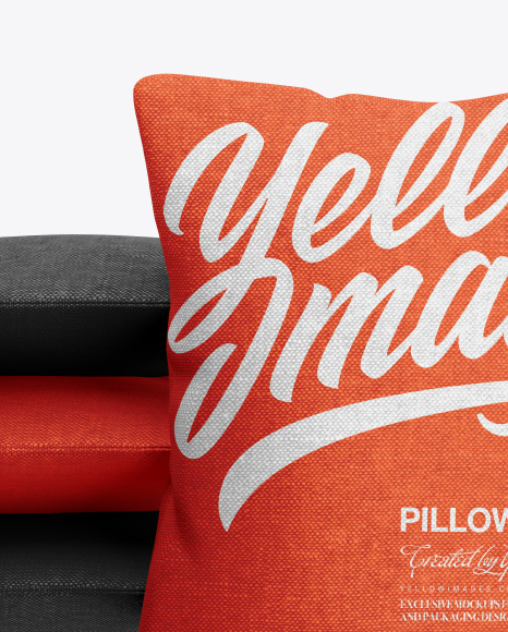 Pillows Mockup - Front View