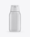 Plastic Bottle in Shrink Sleeve Mockup - Front&amp;Side Views