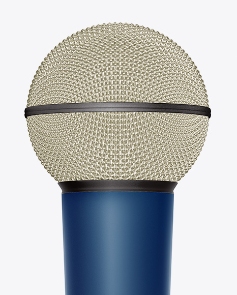 Matte Microphone Mockup