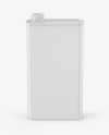Matte Tin Can Mockup - Front View